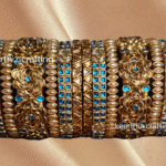 handmade silk thread Kundan Bangles