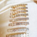 Handmade Kundan centre Hairclip-Bridal & Festive Hair Accessories-8cm length-1piece