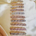 Handmade 3D Kundan Hairclip -pearl petal hair clip