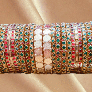 silk thread kundan bangles for return gifts