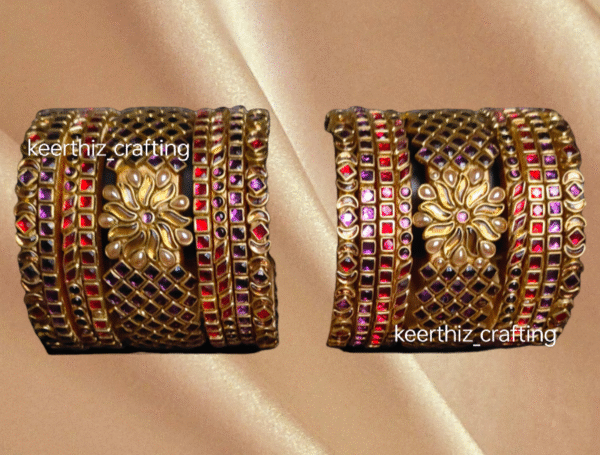 kundan bridal bangles