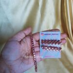 kundan headbands - combo - baby pink