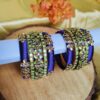 Semi kundan bridal bangles