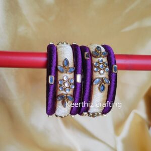 handmade silk thread baby bangles suitable for newborns