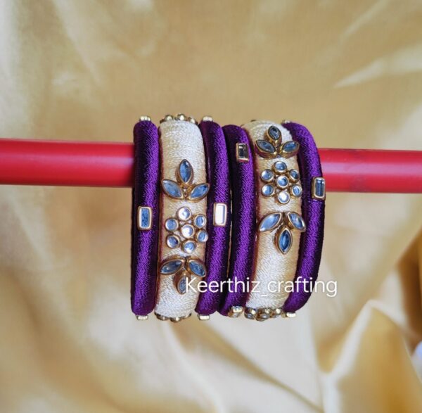 handmade silk thread baby bangles suitable for newborns
