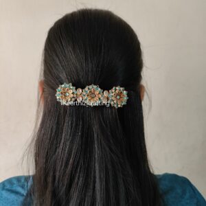 Handmade 3D Kundan Hairclip