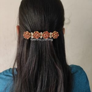 Handmade 3D Kundan Hairclip