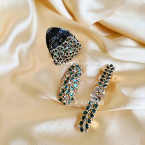 silk thread hair accessory combo for weddings and parties