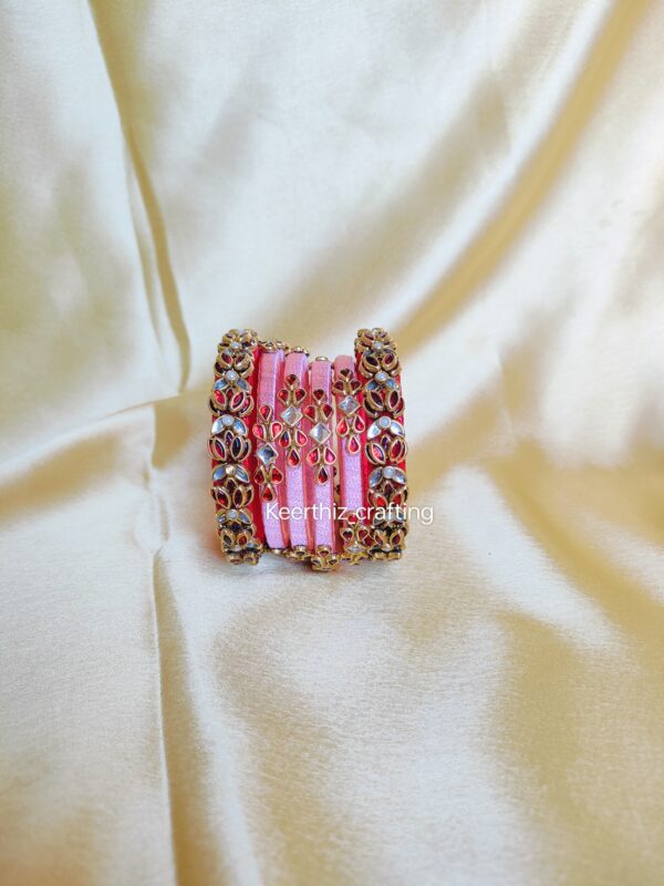 handmade silk thread baby bangles suitable for newborns