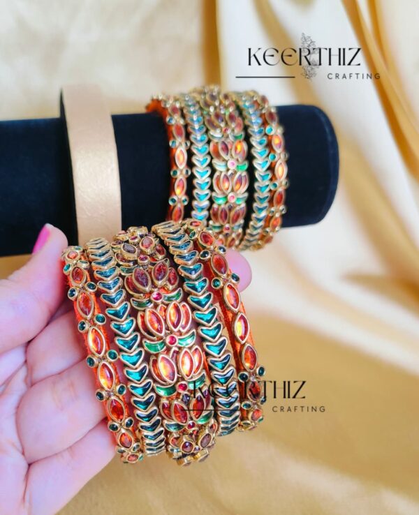 kundan bridal bangles