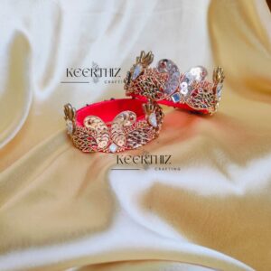 peacock desginer silk thread bangles