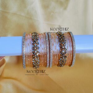 raindrop glass bnagles