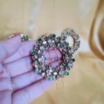 3D floral Designer U-Pin – Bridal Hair Accessory |Bun Pin | Premium Stone Work