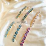 Handmade Kundan centre Hairclip- best for gifting seasons -8cm length-1piece