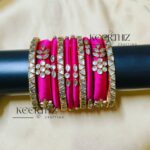 Semi kundan Bridal Bangles -Set of 10 bangles - bridal set