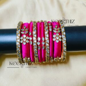 Semi kundan Bridal Bangles -Set of 10 bangles - bridal set
