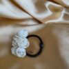 Artificial Jasmine Hair Tie / Hair Band – Soft-Touch Handmade Floral Accessory for Buns & Ponytails