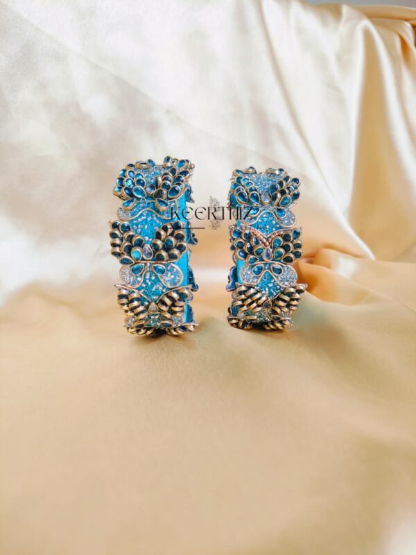 Butterfly 3D Silk Thread Bangles – Handmade