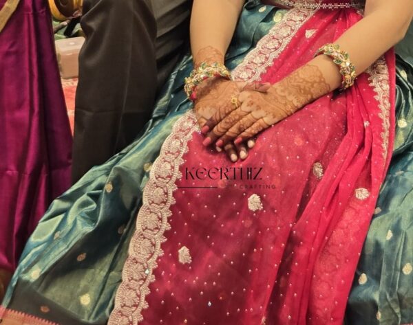 Lotus 3D Silk Thread Bangles – Handmade, elegant, and fully customisable