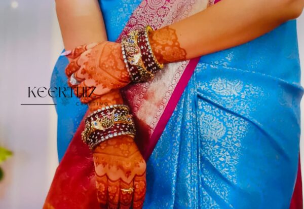 Parrot 3D Silk Thread Bangles – Handmade Colourful 3D Motif